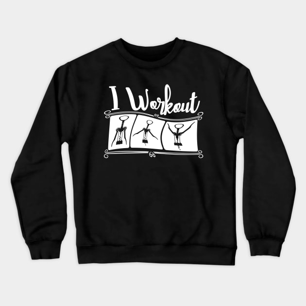 I Workout Crewneck Sweatshirt by goldstarling